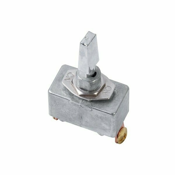 Calterm Toggle Switch, 35 A, 12 V, Screw, Lead Wire Terminal, Nickel 41780